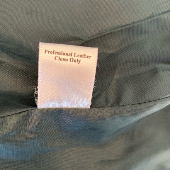 Beautiful green leather jacket - Picture 8 of 8